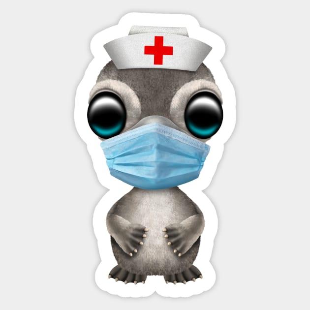 Cute Baby Platypus Nurse Sticker by jeffbartels